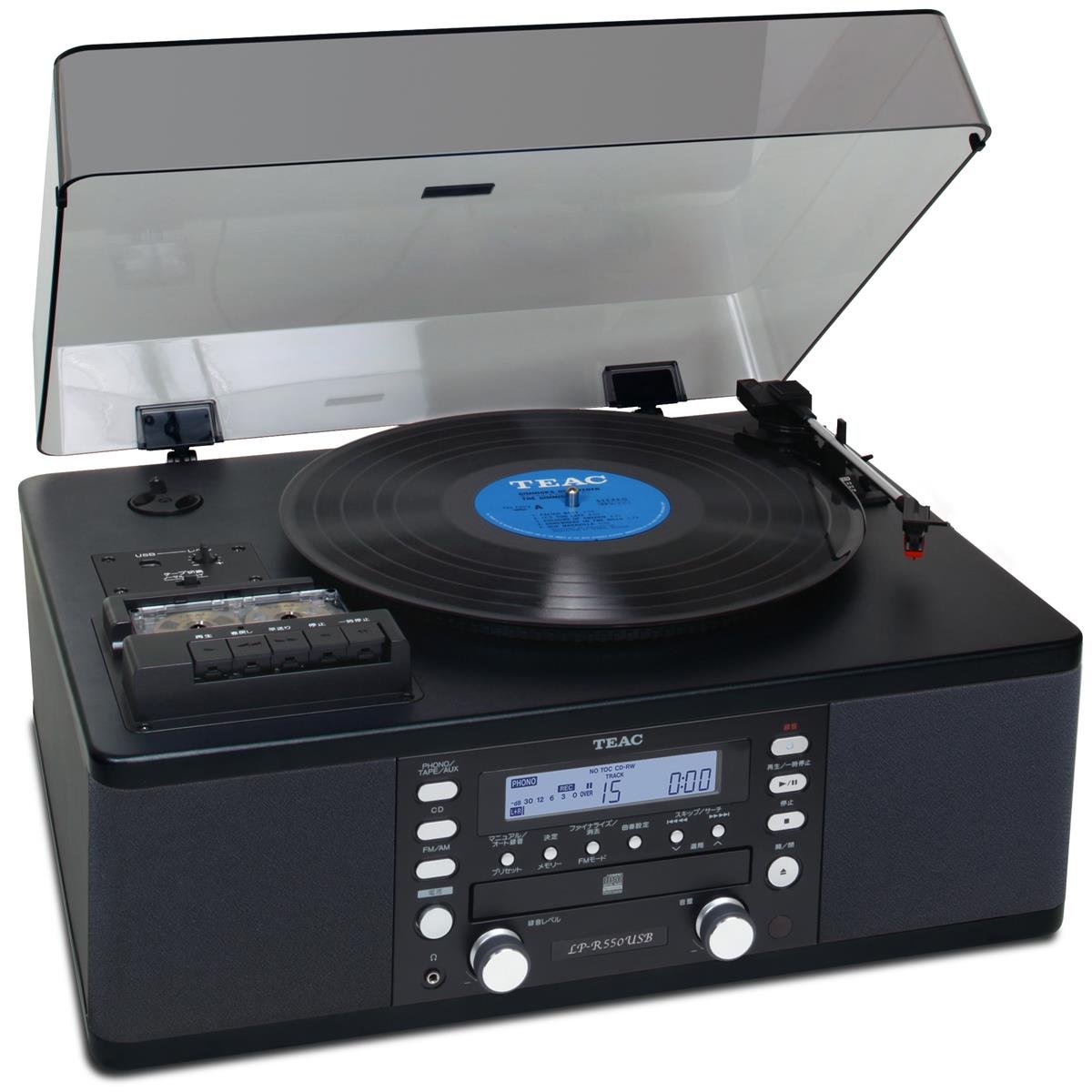 Amazon.com: Teac LP-R550USBB CD Recorder with Cassette and